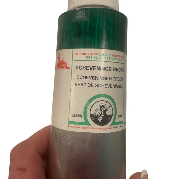 Old Holland : Scheveningen Green Oil Paint Tube 225mL Big Tube. New - Picture 2 of 7